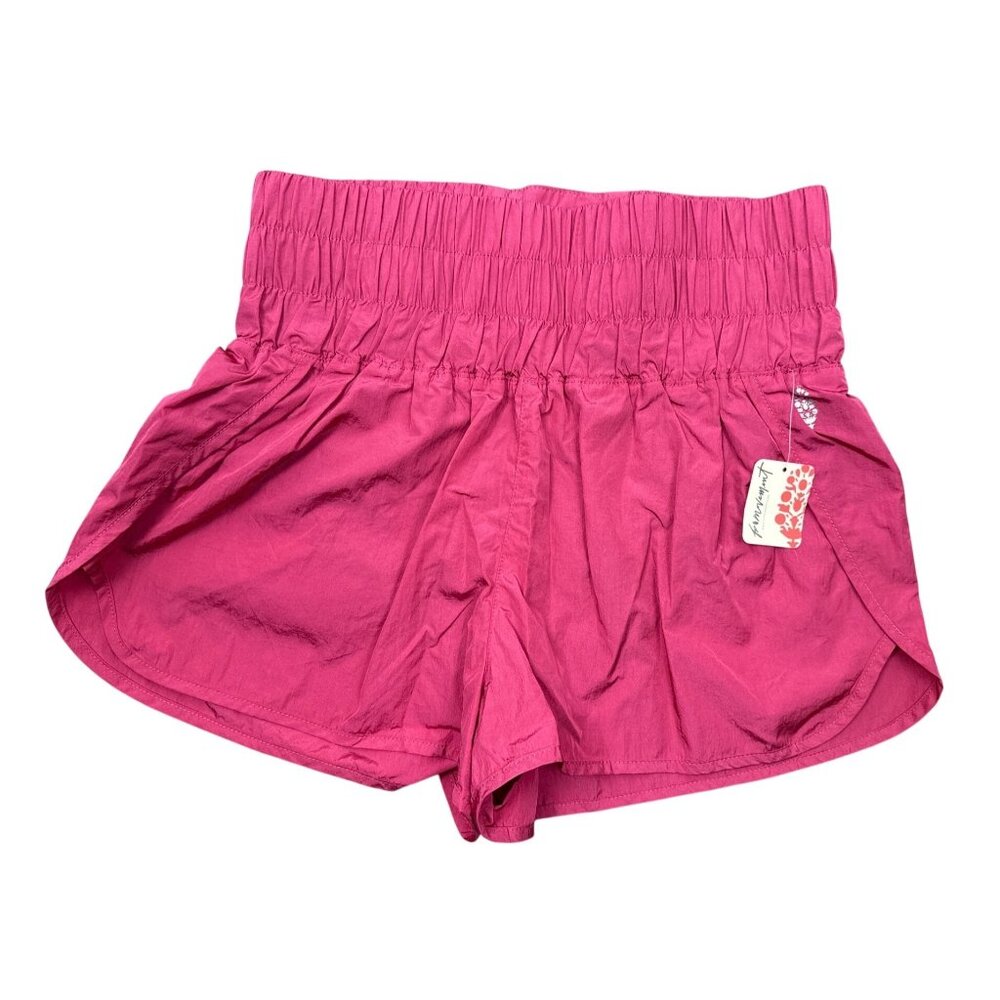 Free People‎ Women's The Way Home Lined Shorts Wild Raspberry Size L